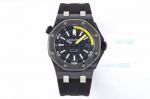 IP Factory Audemars Piguet Royal Oak Offshore 15706 All Black Carbon Fiber Watch 